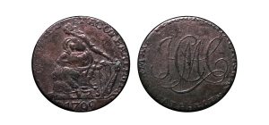 Lot 24 - Dublin Imitation Camac Halfpenny D&H 206, RRR