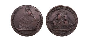 Lot 27 - Dublin Mule Halfpenny D&H 230, Scarce +