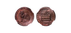 Lot 219 - Middlesex Spence Cat Farthing D&H 1091, NGC 65