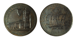 Lot 120 - Skidmore’s Middlesex Rebello Hackney Halfpenny DH 310, RR, Overstruck