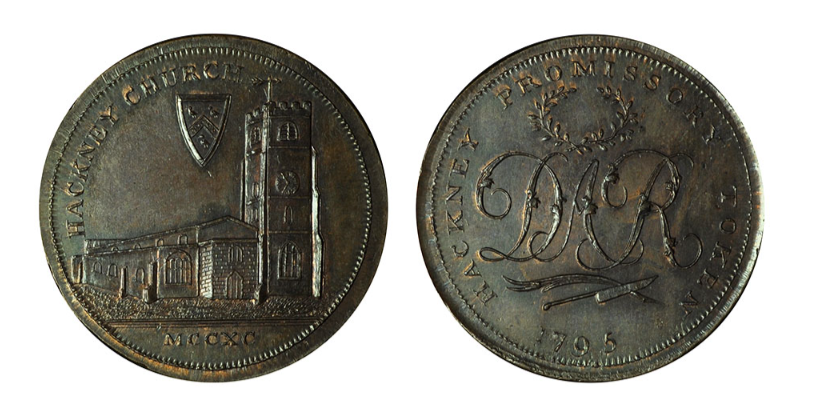 Lot 120 - Skidmore’s Middlesex Rebello Hackney Halfpenny DH 310, RR, Overstruck