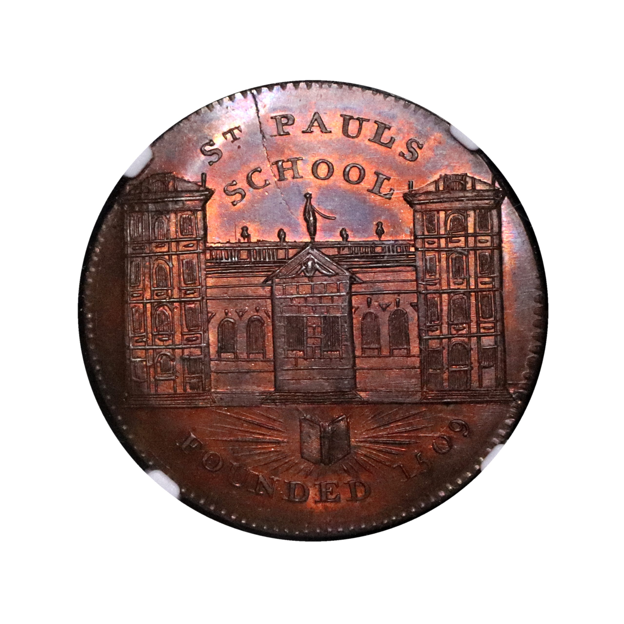 Lot 108 - Prattent's Middlesex London & Westminster penny D&H 94, Rare, NGC 64RB - Image 2