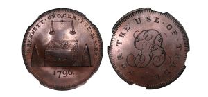 Lot 254 - Skidmore's Sussex Rye Bronzed Halfpenny D&H 36, Rare, NGC 65