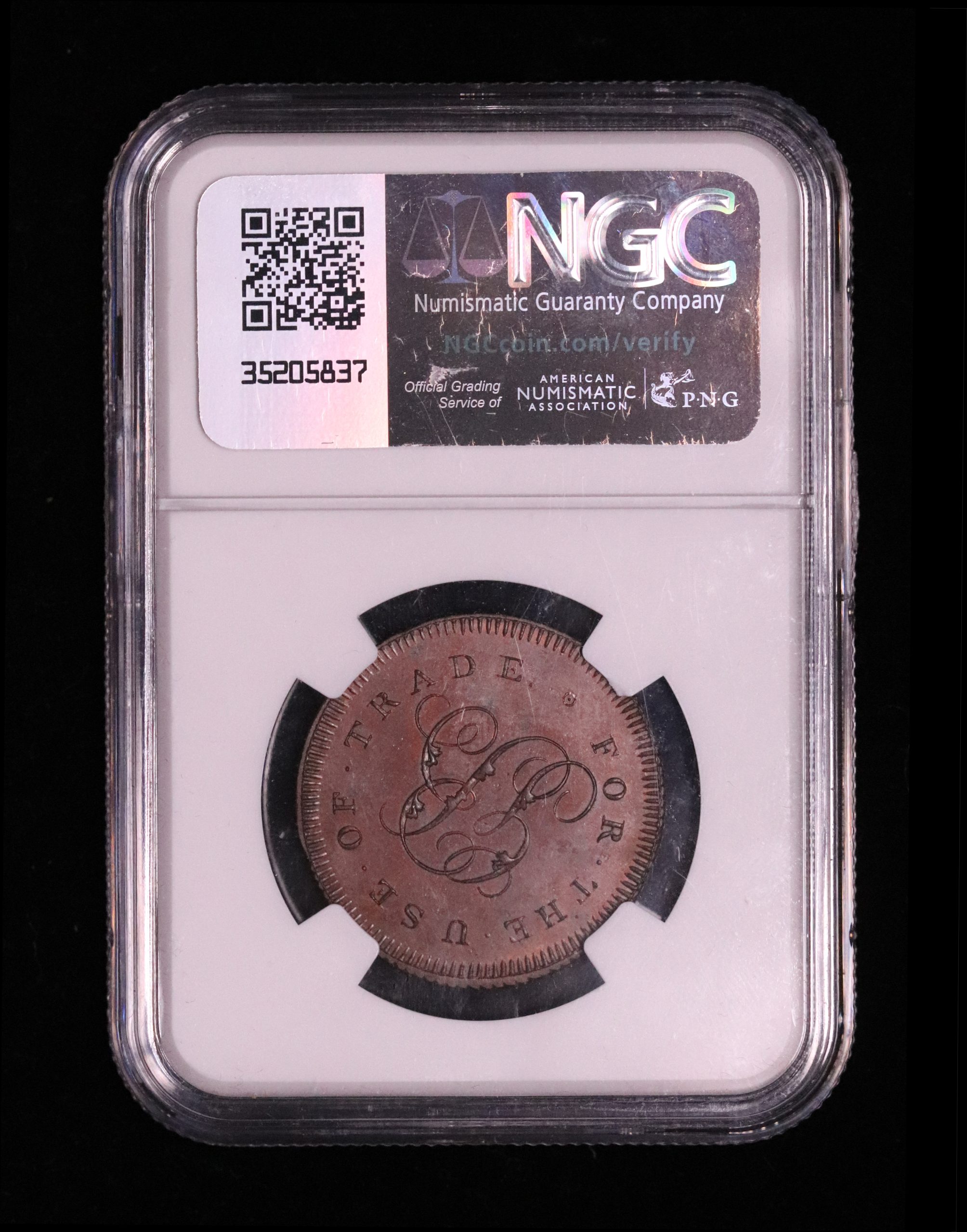 Lot 254 - Skidmore's Sussex Rye Bronzed Halfpenny D&H 36, Rare, NGC 65 - Image 4