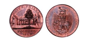 Lot 263 - Kempson's Warwickshire Coventry Halfpenny D&H 267a, PCGS 63