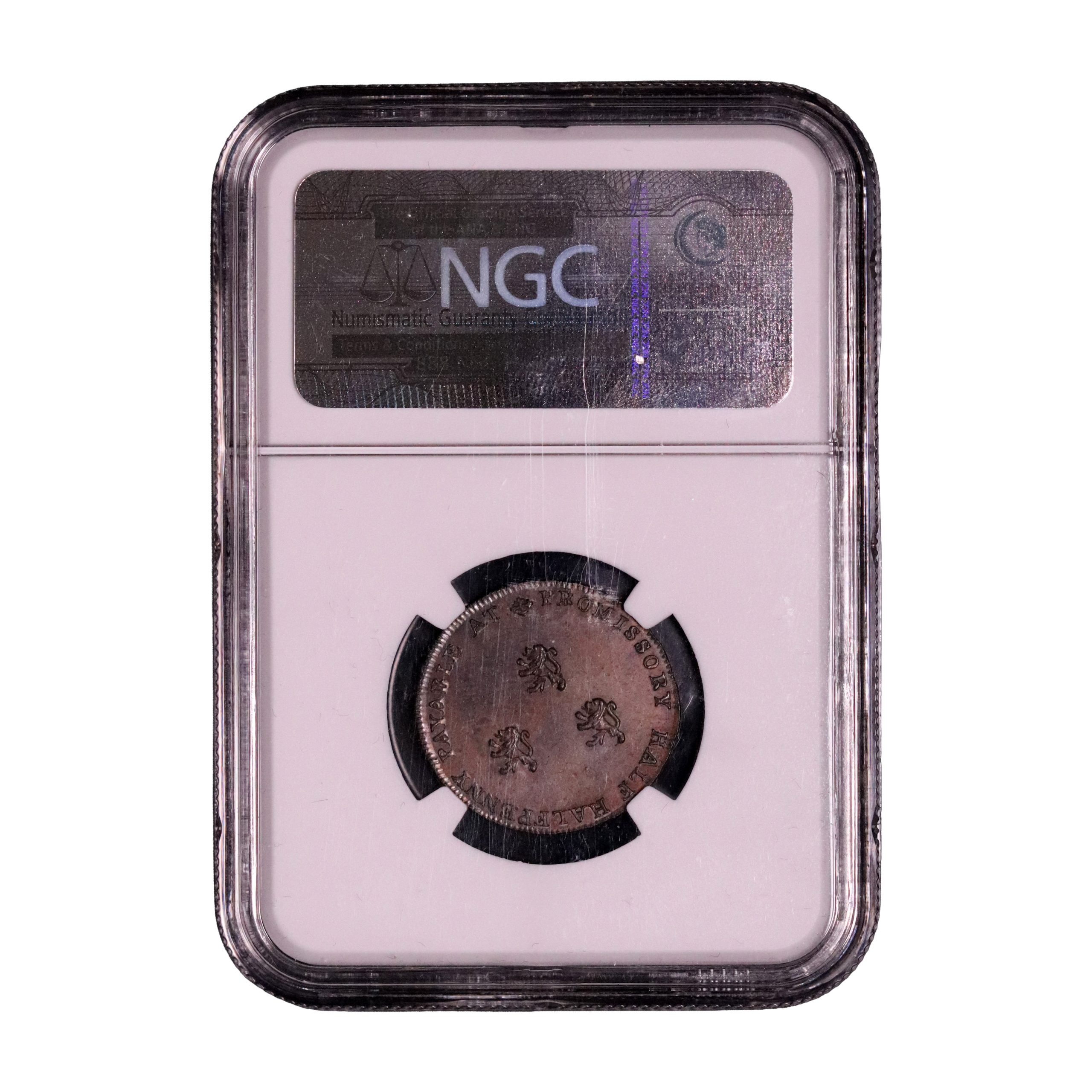 Lot 280 - Westwood's Warwickshire Birmingham Half-Halfpenny D&H 475, NGC 62, Ex-Spence/Fawcett/Litman - Image 5